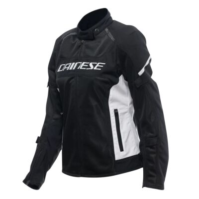 Dainese AIR FRAME 3 TEX dámská letní textilní bunda černá/bílá vel.44